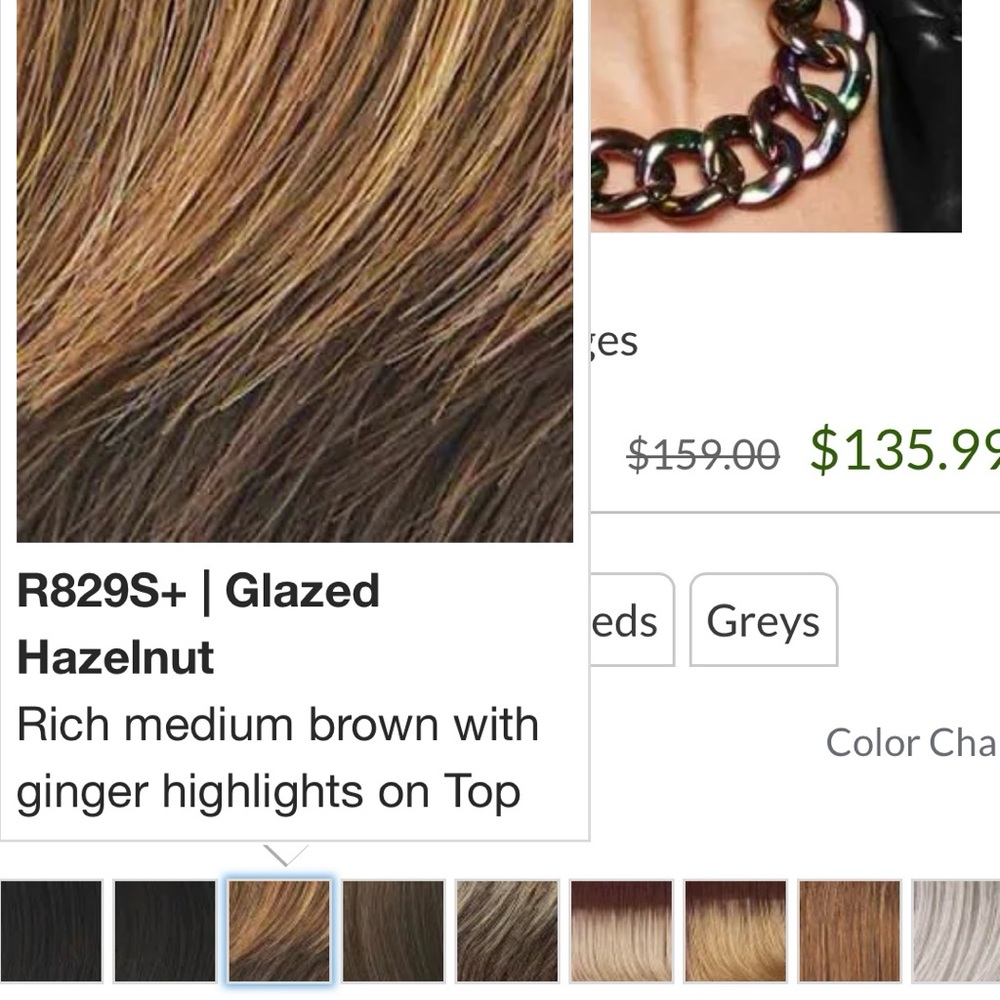 Hairdo Textured Fringe Bob Wig in Glazed Hazelnut Brand New(READ) - Picture 15 of 15